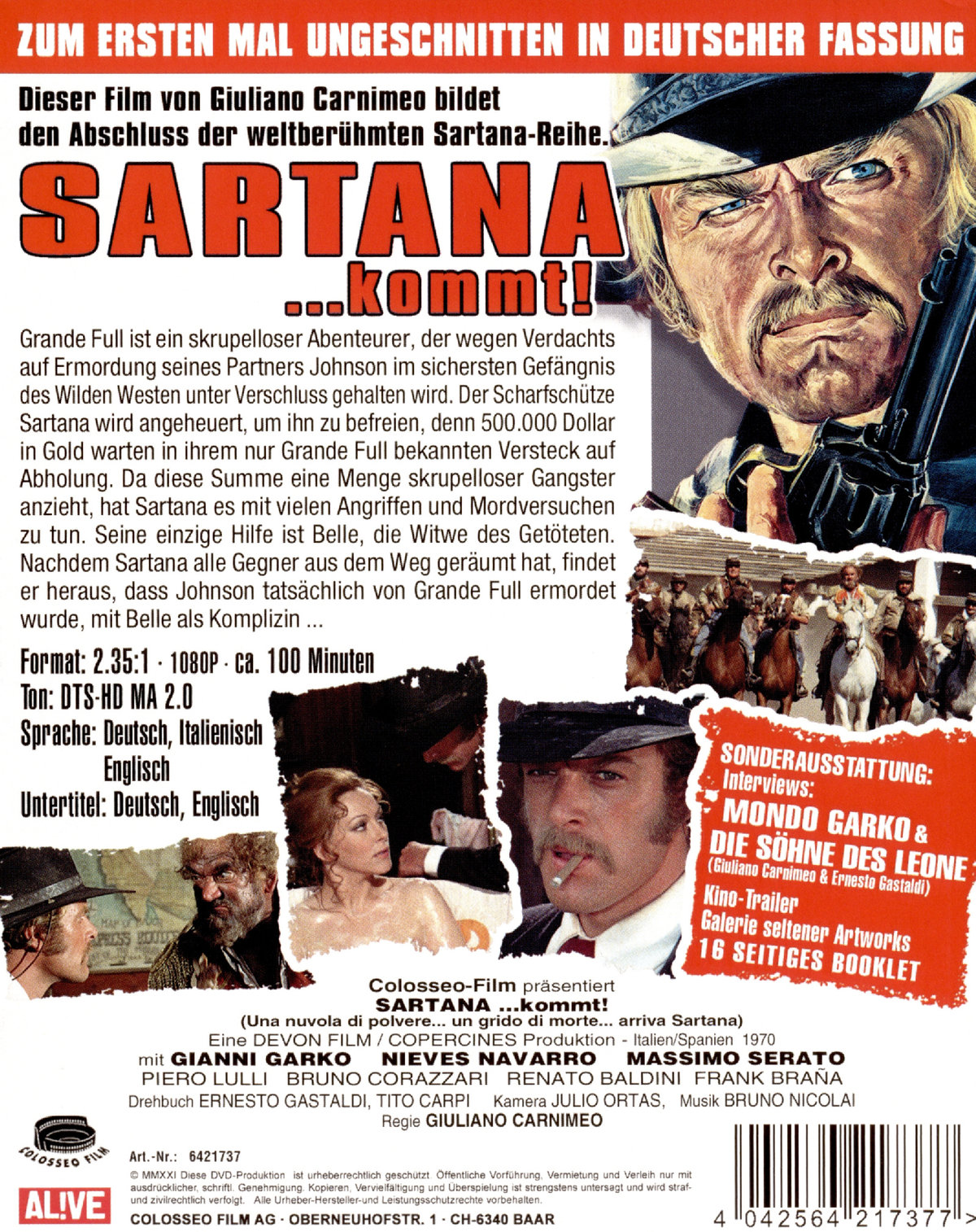 Sartana kommt - Uncut Edition (blu-ray)