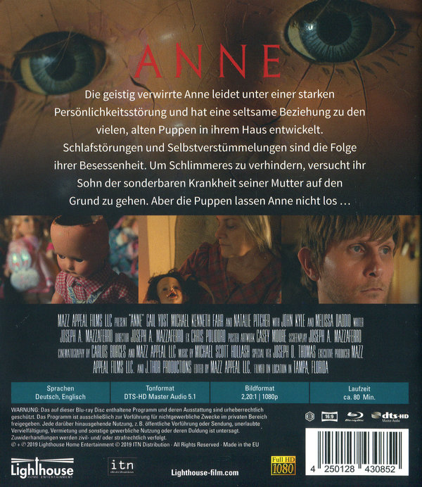 Anne - Der Fluch der Puppen (blu-ray)