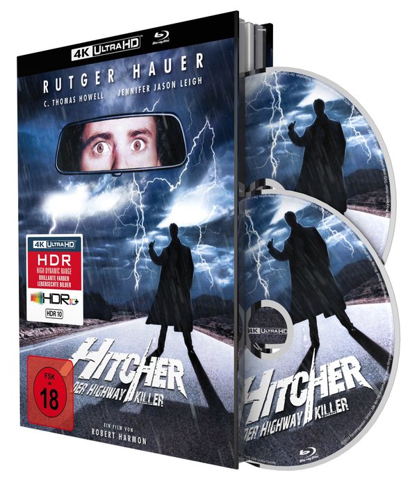 Hitcher - Der Highway Killer - Uncut Mediabook Edition (4K Ultra HD+blu-ray)