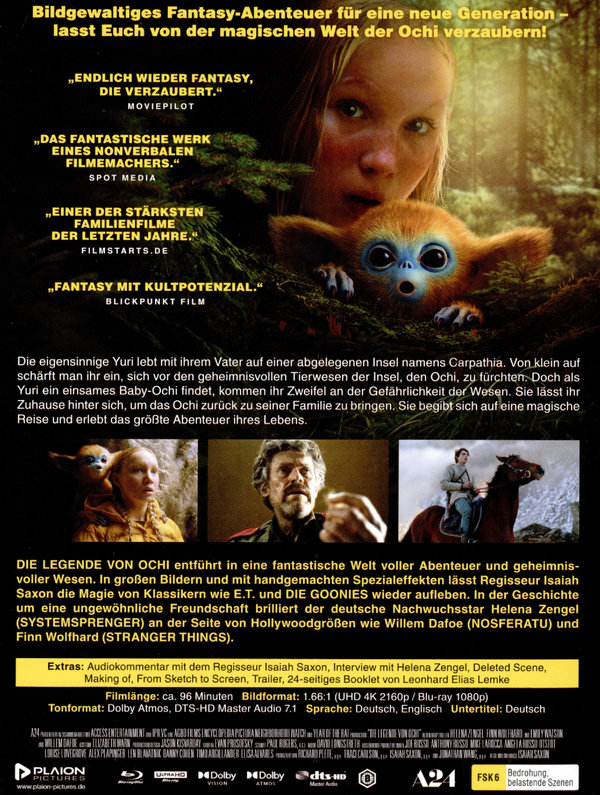 Die Legende von Ochi - Limited Mediabook Edition  (4K Ultra HD+blu-ray)