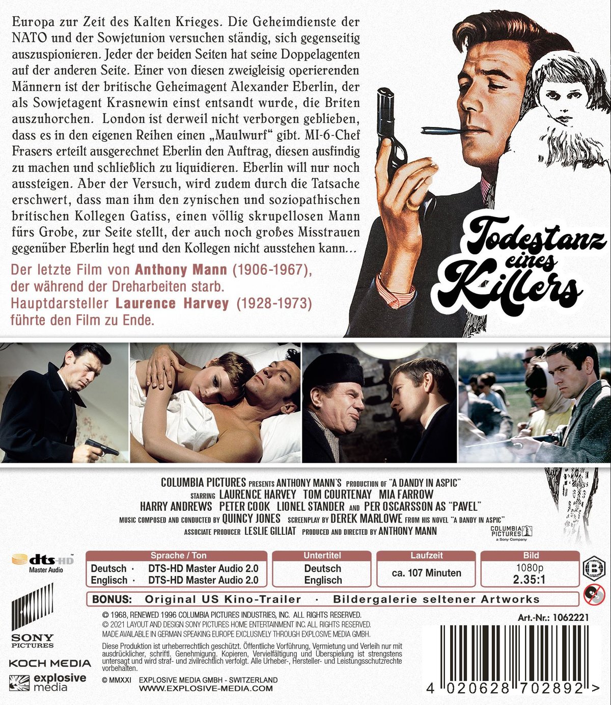 Todestanz eines Killers - A Dandy in Aspic (blu-ray)