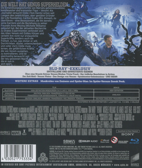 Venom (blu-ray)