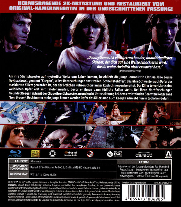 Deadly Games - Tödliche Spiele (blu-ray)