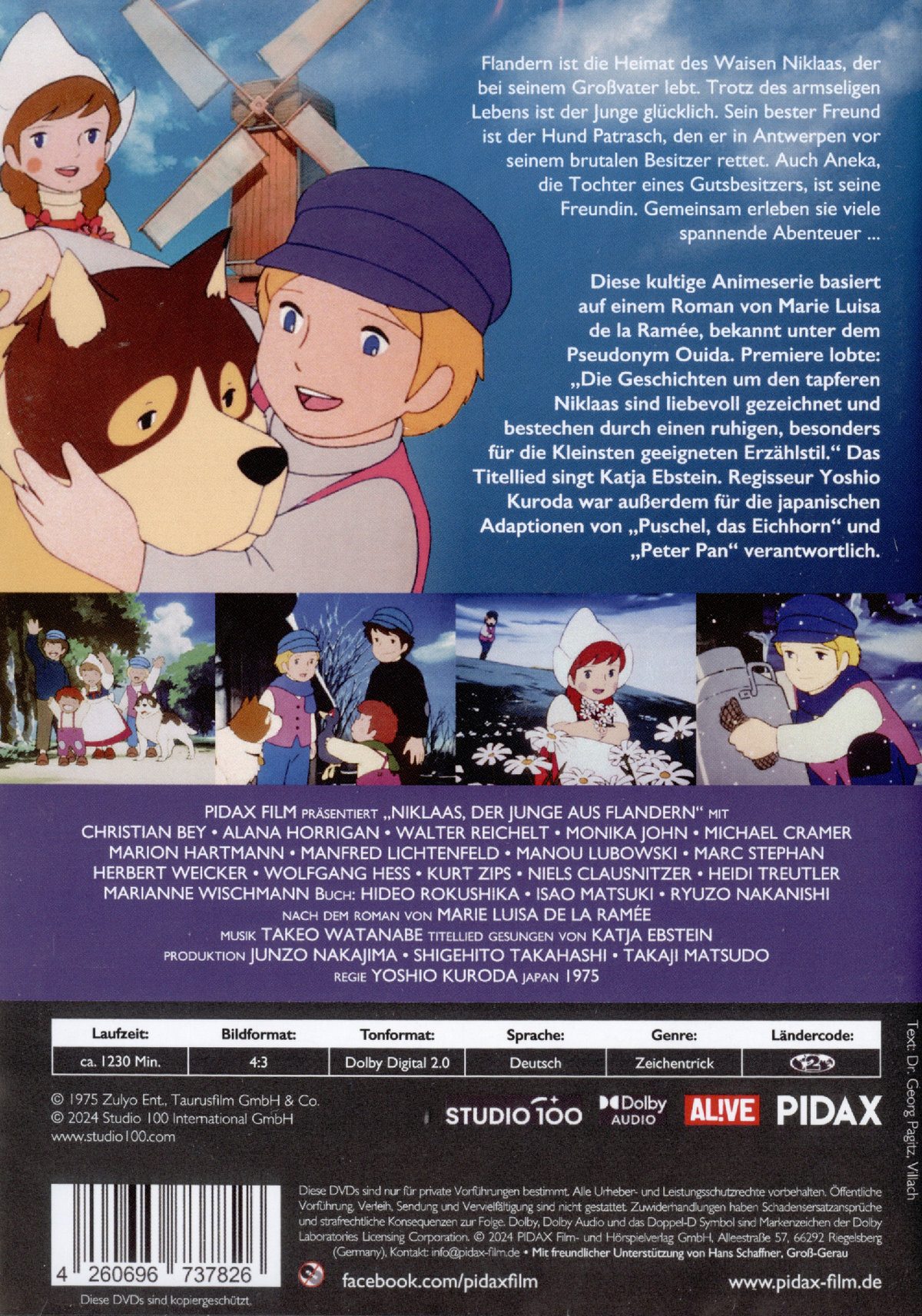 Niklaas, der Junge aus Flandern / Die komplette 52-teilige Animeserie (Pidax Animation) [4 DVDs]  (DVD)