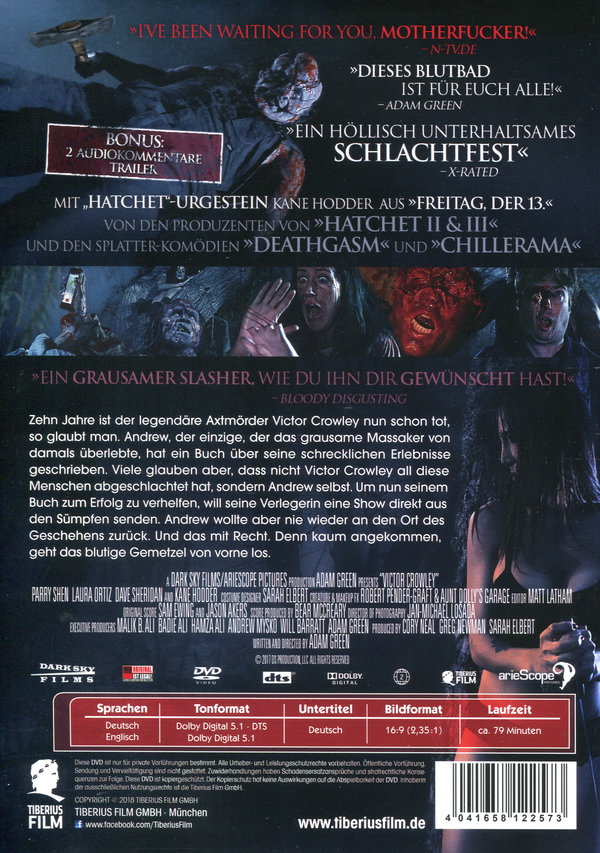 Hatchet 4 - Victor Crowley - Uncut Edition