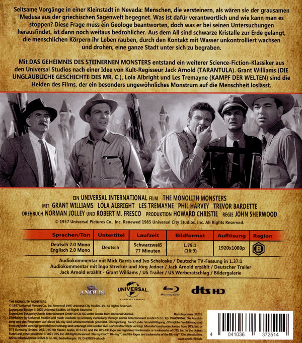 Das Geheimnis des steinernen Monsters - Uncut Edition  (blu-ray)