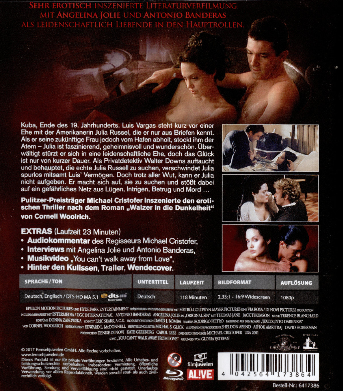 Original Sin - Unrated (blu-ray)