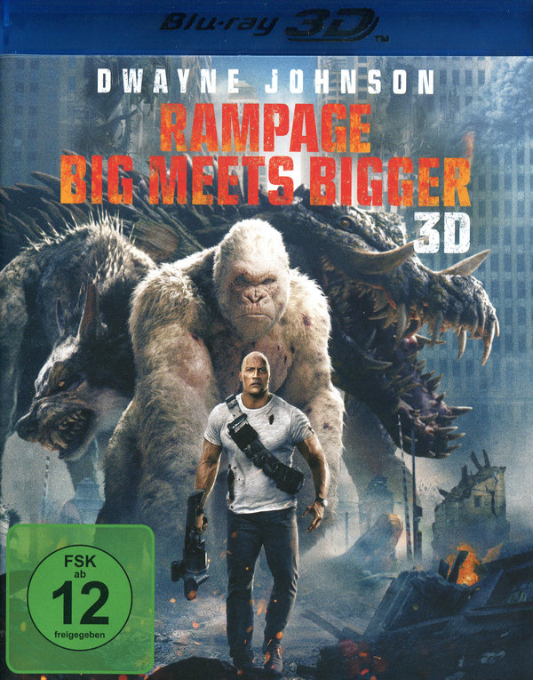 Rampage - Big Meets Bigger 3D (3D blu-ray)