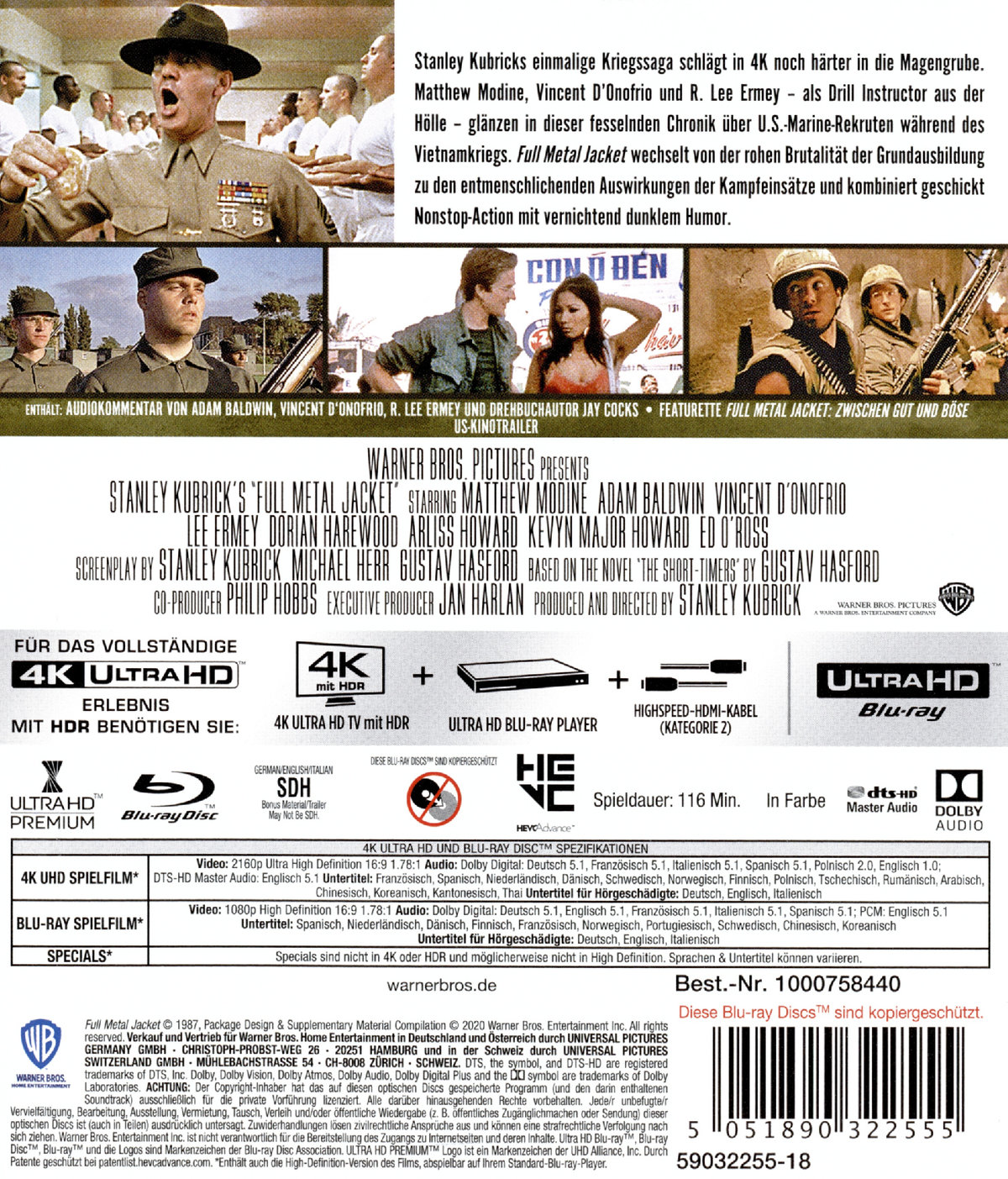 Full Metal Jacket (4K Ultra HD)