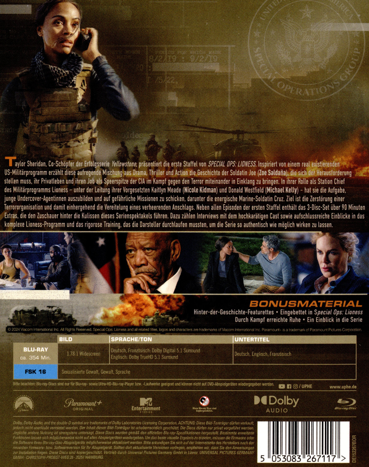 Special Ops: Lioness - Staffel 1  [3 BRs]  (Blu-ray Disc)