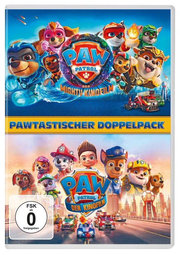 PAW Patrol: Der Mighty Kinofilm & PAW Patrol: Der Kinofilm  [2 DVDs]  (DVD)