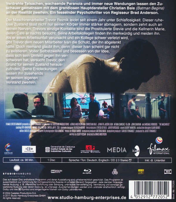 Machinist, The (blu-ray)