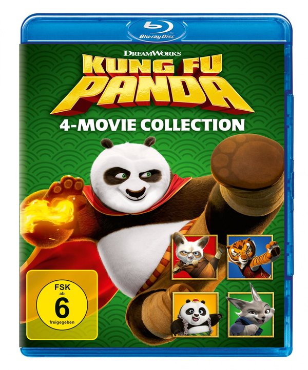 Kung Fu Panda - 1-4 Collection  [4 BRs]  (Blu-ray Disc)