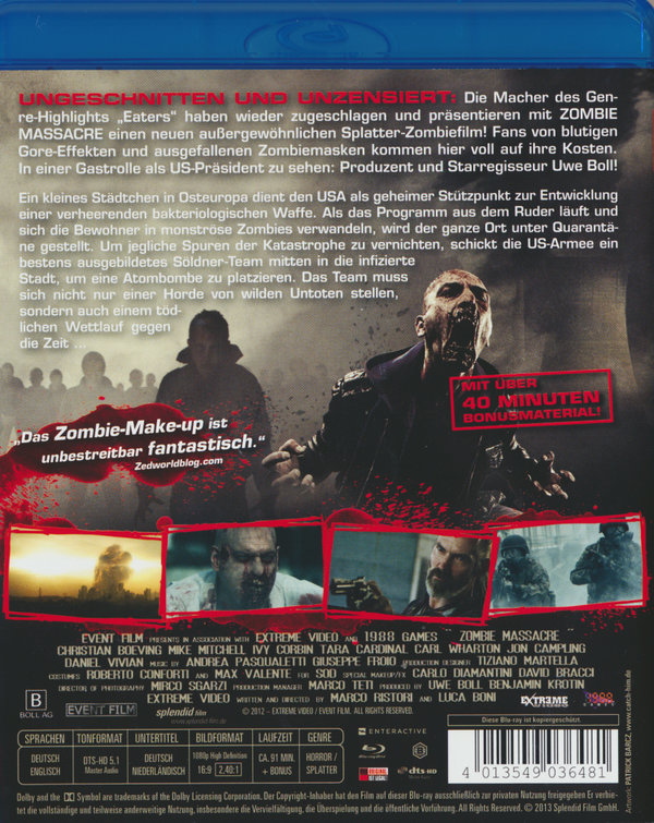 Zombie Massacre (blu-ray)