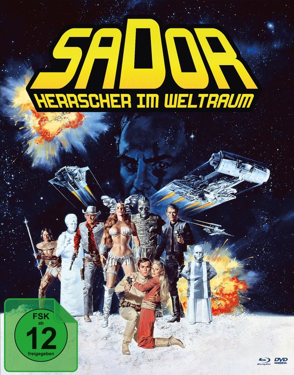 Sador - Herrscher im Weltraum - Uncut Mediabook Edition  (DVD+blu-ray)