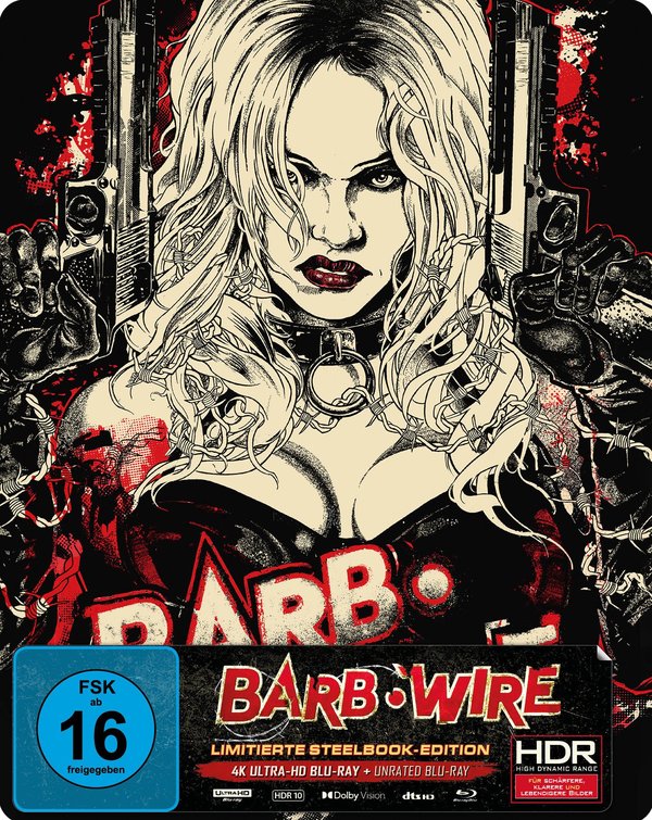 Barb Wire - Limitierte Steelbook-Edition - Unrated  (4K Ultra HD) (+ Blu-ray) 