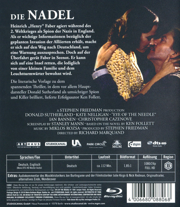 Nadel, Die (blu-ray)