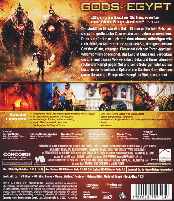 Gods of Egypt (blu-ray)