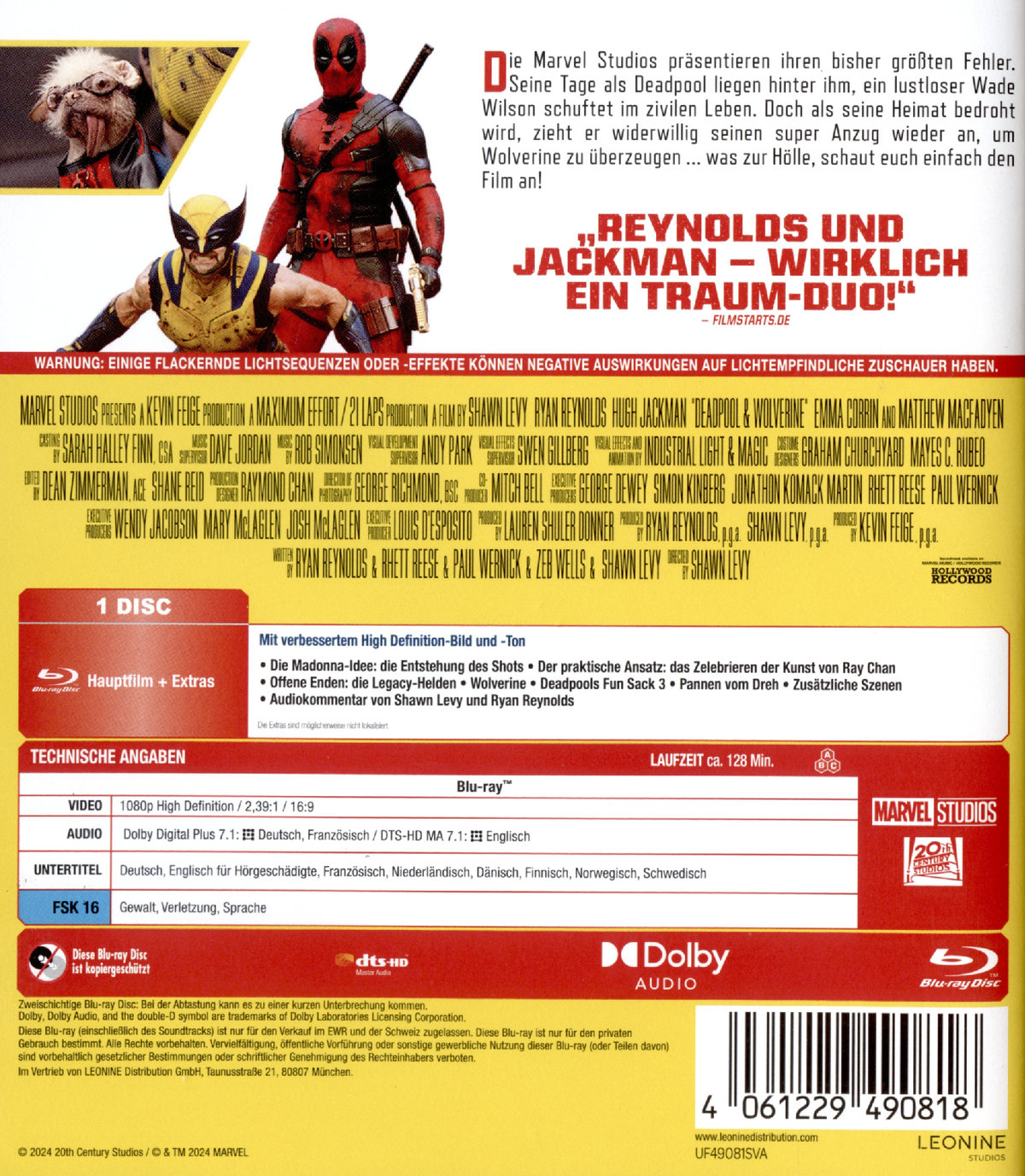 Deadpool - Deadpool & Wolverine  (Blu-ray Disc)