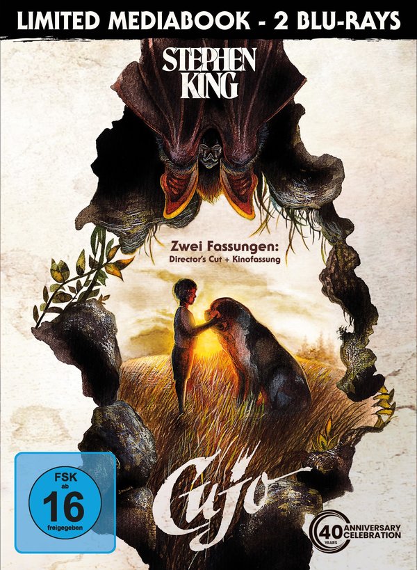 Stephen King's Cujo (Director's Cut + Kinofassung) -  - Uncut Mediabook Edition  (blu-ray) (I) 