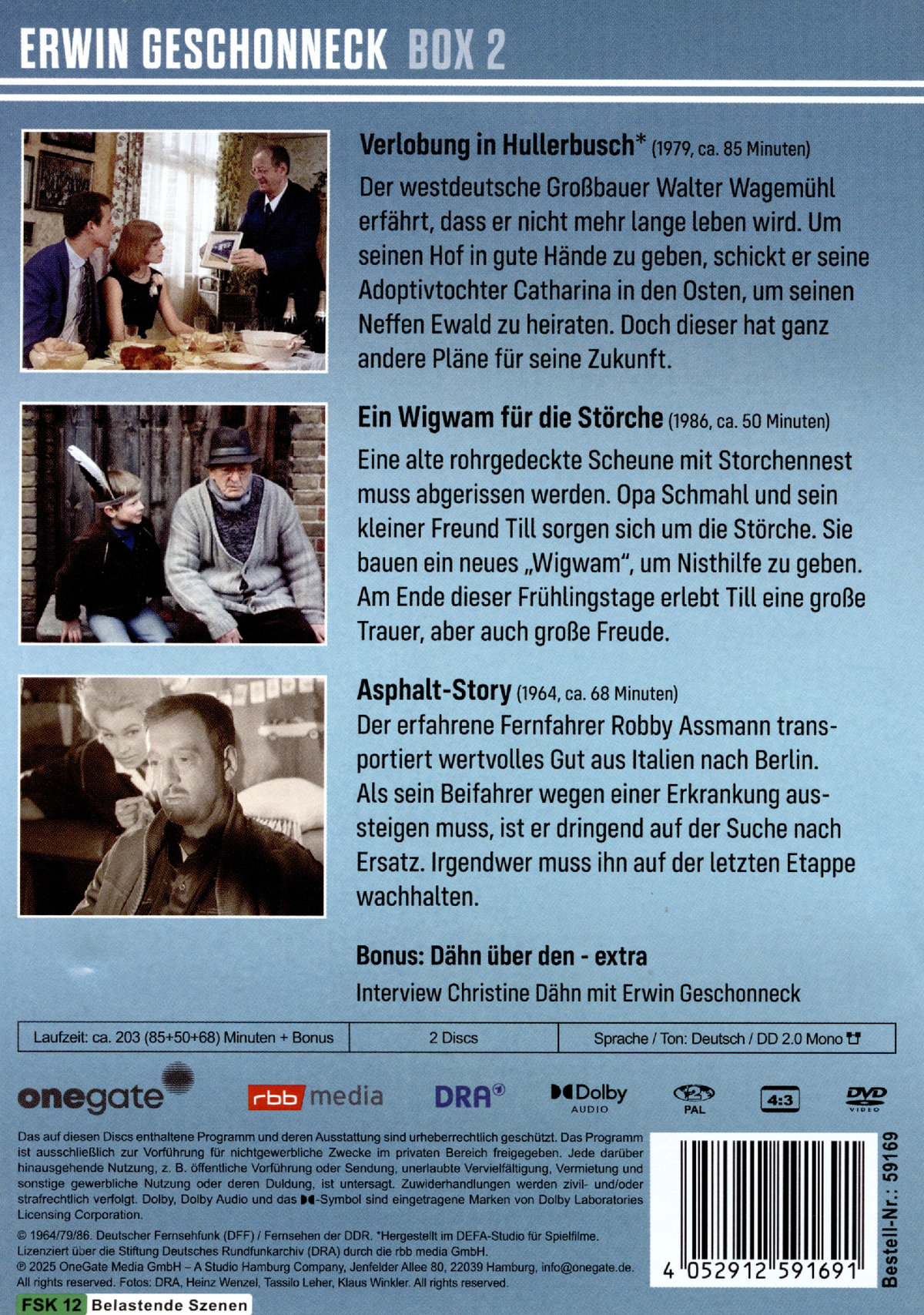 Erwin Geschonneck-Box 2  (DDR TV-Archiv)  [2 DVDs]  (DVD)