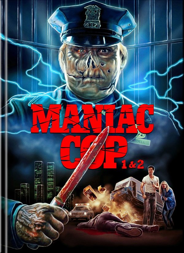 Maniac Cop 1+2 - Uncut Mediabook Edition (4K Ultra HD+blu-ray) (B)