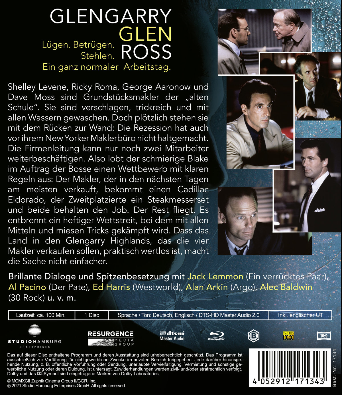 Glengarry Glen Ross (blu-ray)