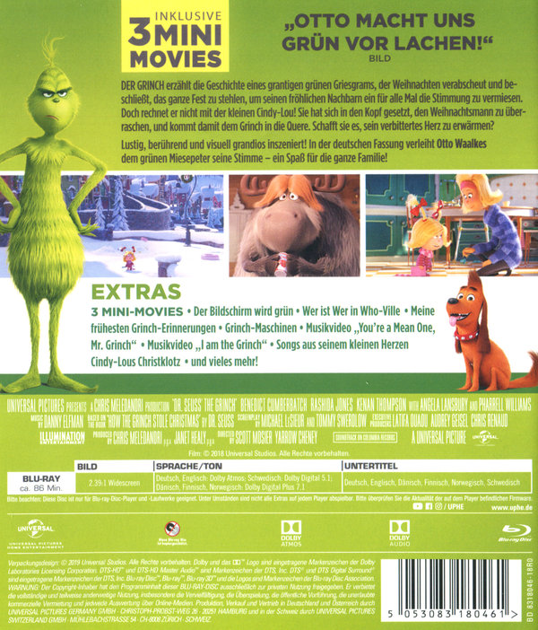 Grinch, Der (blu-ray)