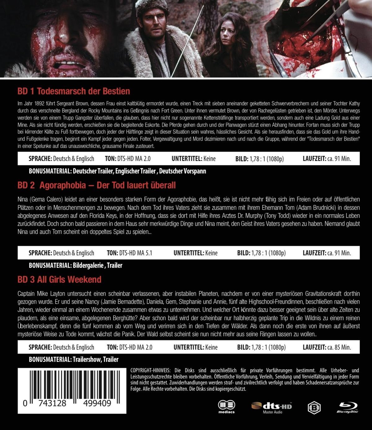 SLASHER BLU-RAY BUNDLE NR. 1  [3 BRs]  (Blu-ray Disc)