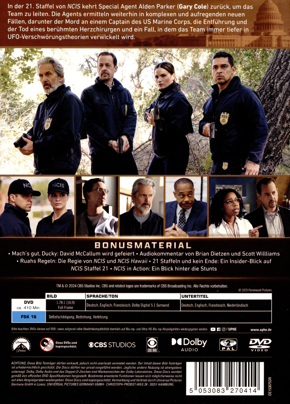 Navy CIS: Staffel 21  [4 DVDs] 