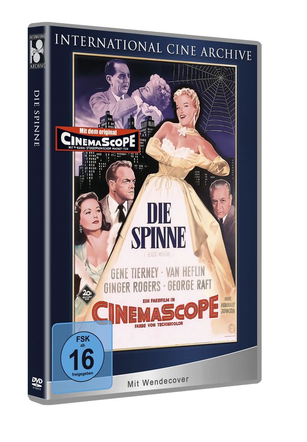 Die Spinne (USA 1954) - Deutsche DVD-Premiere -  Erstmalig in original deutschen 4-Kanal-STEREO-Magnetton - Mit Ginger Rogers und Van Heflin - Limited Edition  (DVD)
