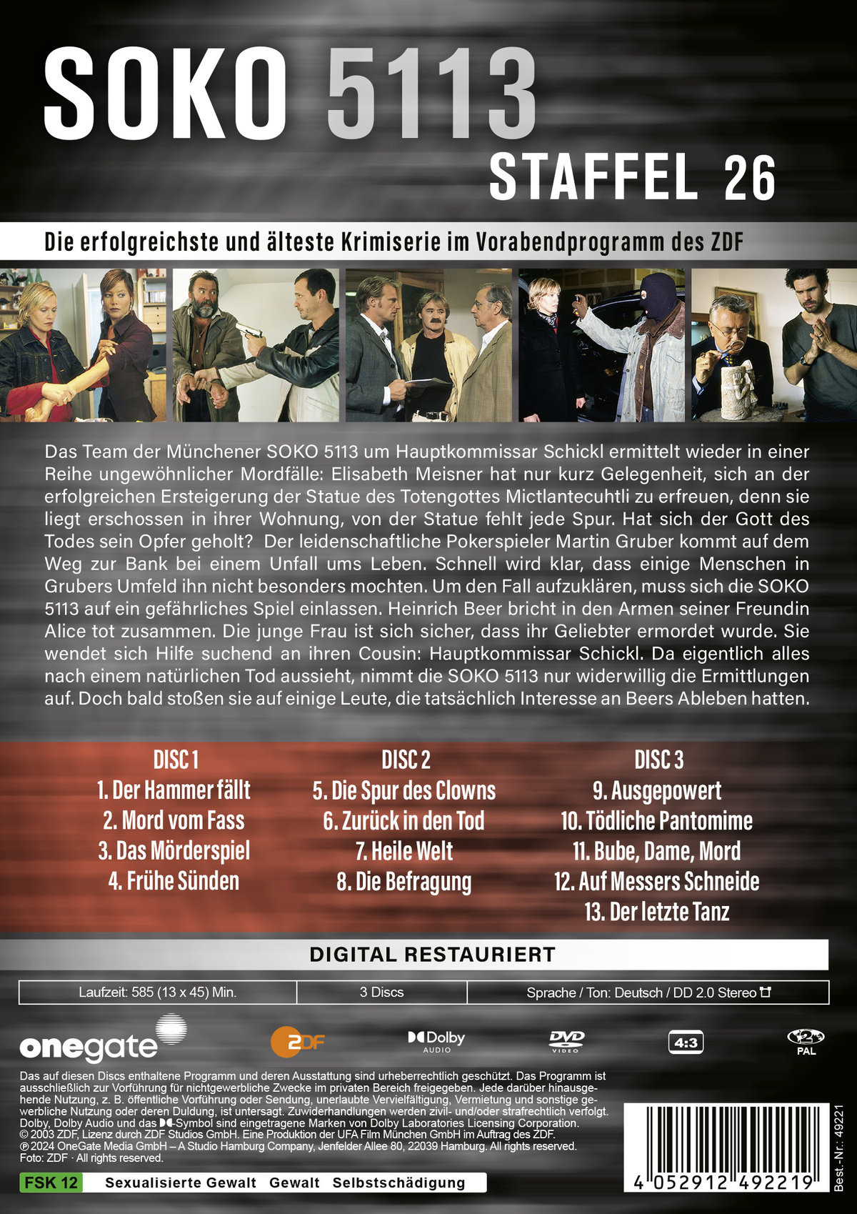 Soko 5113 - Staffel 26  [3 DVDs]  (DVD)