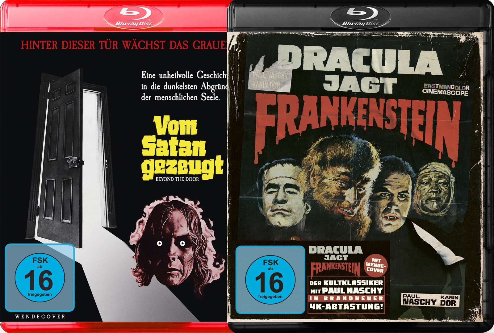 DRACULA JAGT FRANKENSTEIN + VOM SATAN GEZEUGT - Limited Edition  (blu-ray)