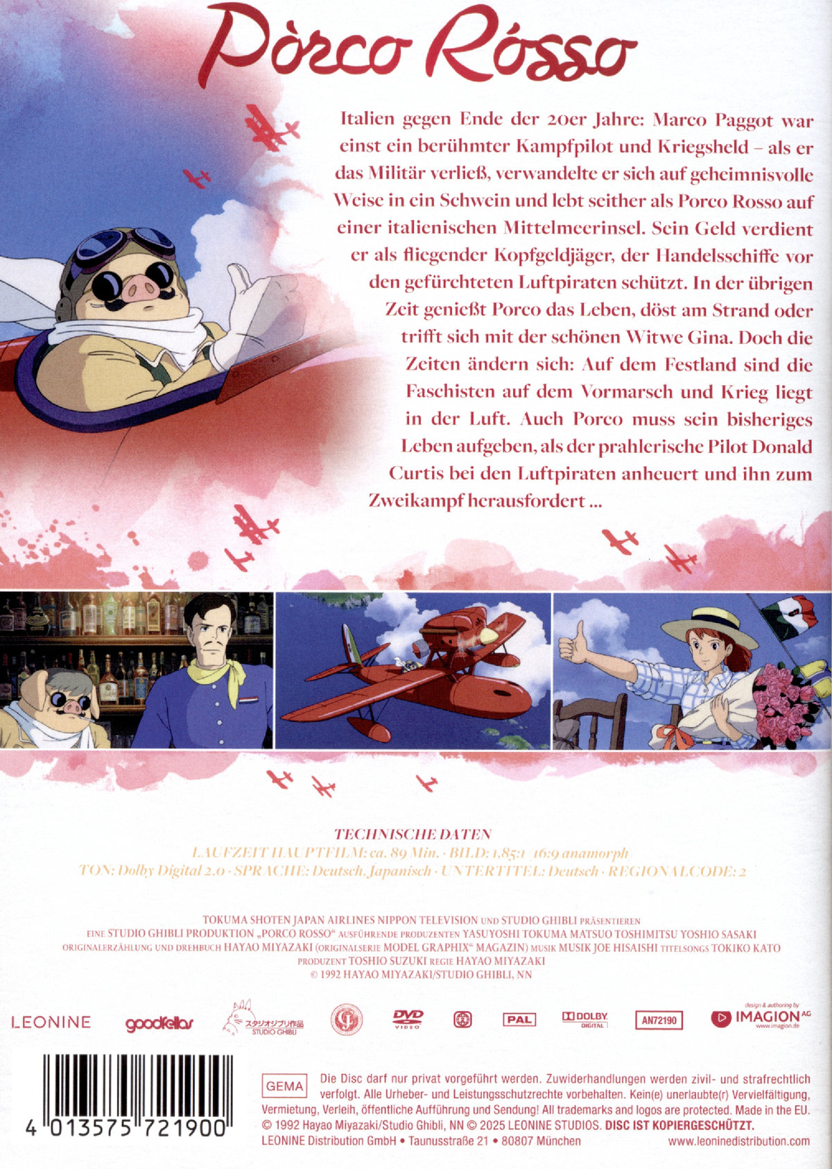 Porco Rosso - White Edition  (DVD)