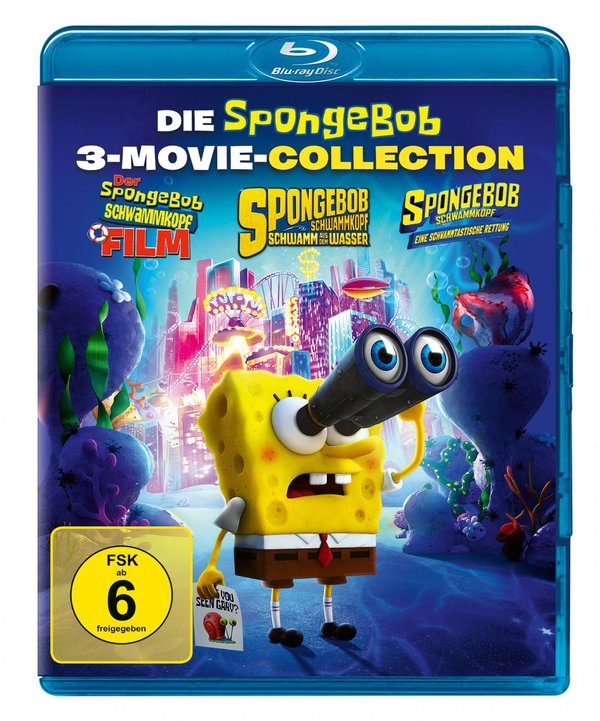 Spongebob Schwammkopf 3-Movie Collection  [3 BRs]  (Blu-ray Disc)