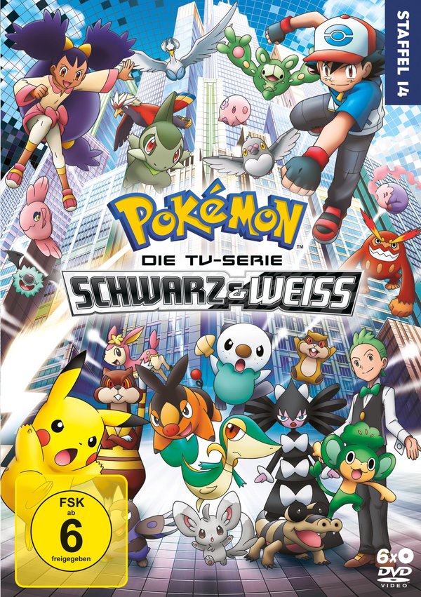 Pokémon - Die TV-Serie: Schwarz und Weiß - Staffel 14  [6 DVDs]  (DVD)