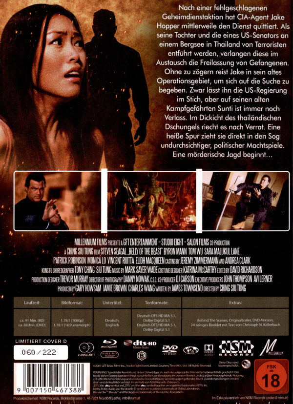 Belly of the Beast - Uncut Mediabook Edition  (DVD+blu-ray) (D)