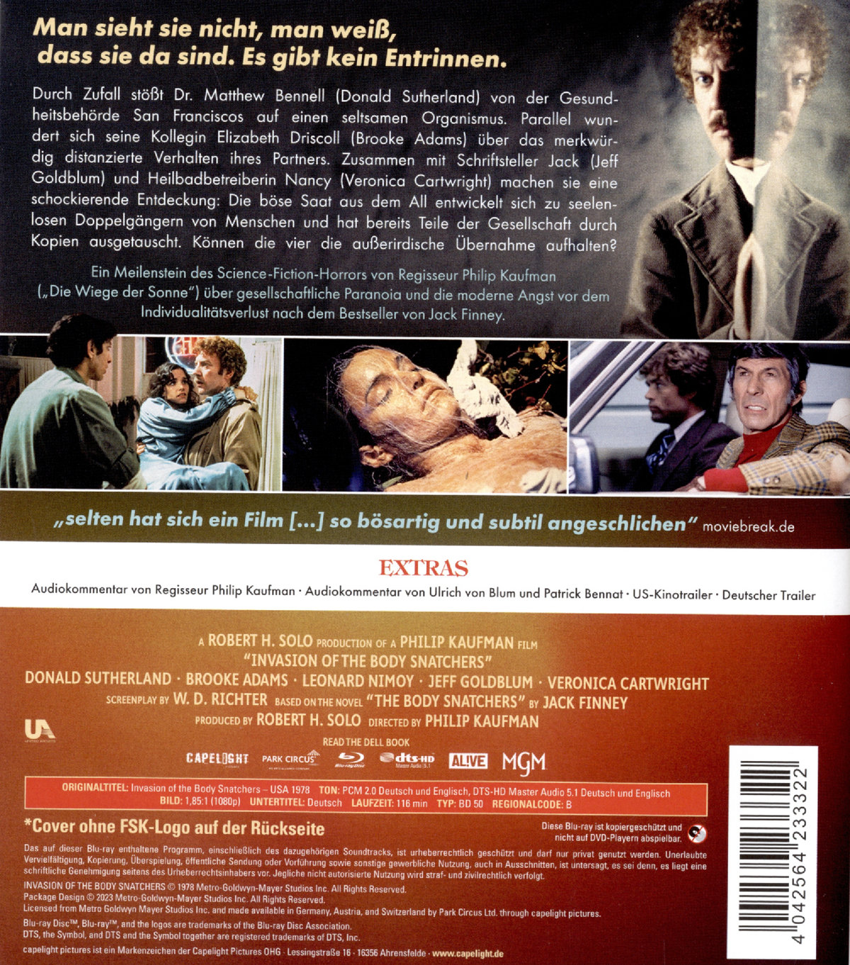 Die Körperfresser kommen  (Blu-ray Disc)