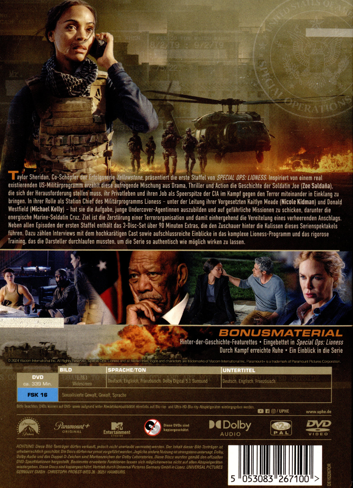 Special Ops: Lioness - Staffel 1  [3 DVDs]  (DVD)