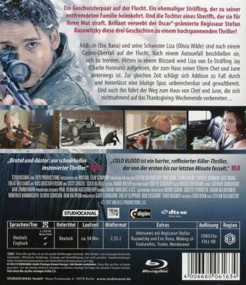 Cold Blood - Kein Ausweg. Keine Gnade (blu-ray)