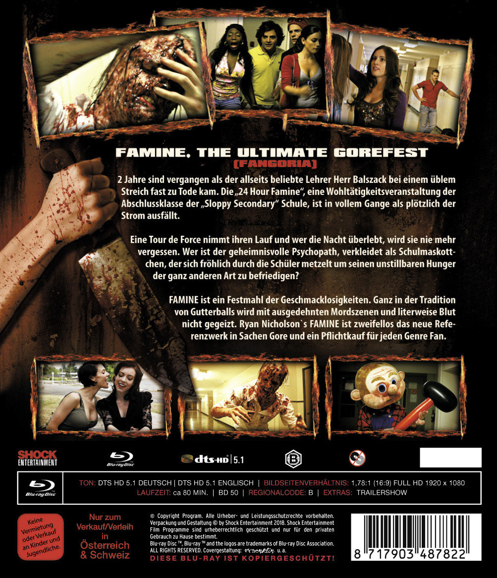 Famine - Limited Uncut Edition (blu-ray)