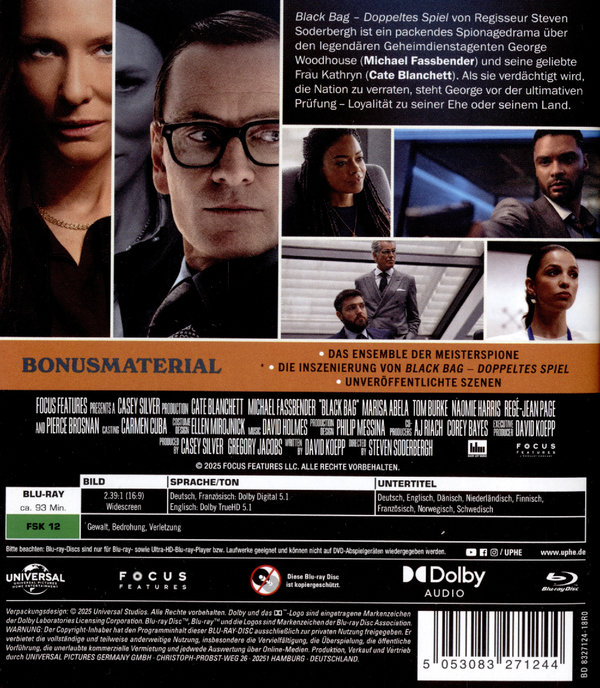 Black Bag - Doppeltes Spiel  (Blu-ray Disc)