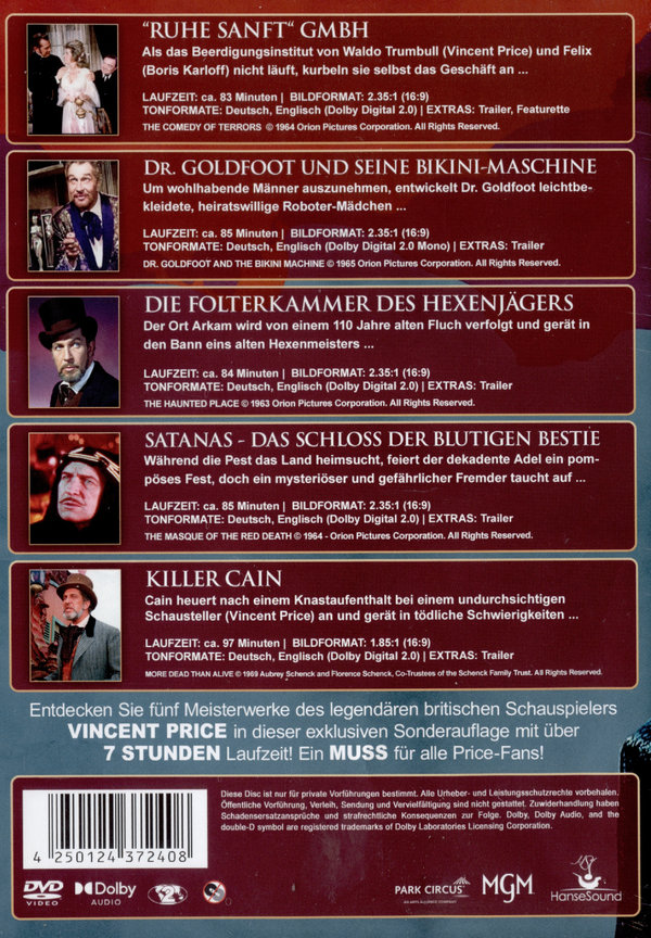Vincent Price - Deluxe Collection