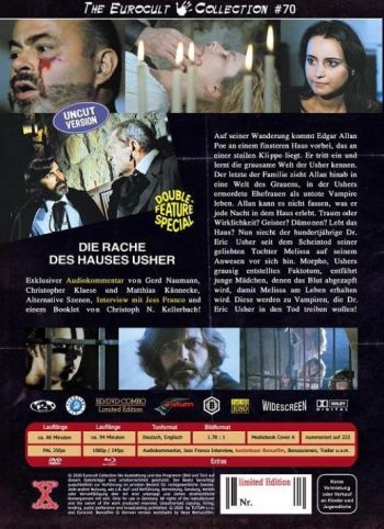 Nevrose - Die Rache des Hauses Usher - Uncut Mediabook Edition (DVD+blu-ray) (A)