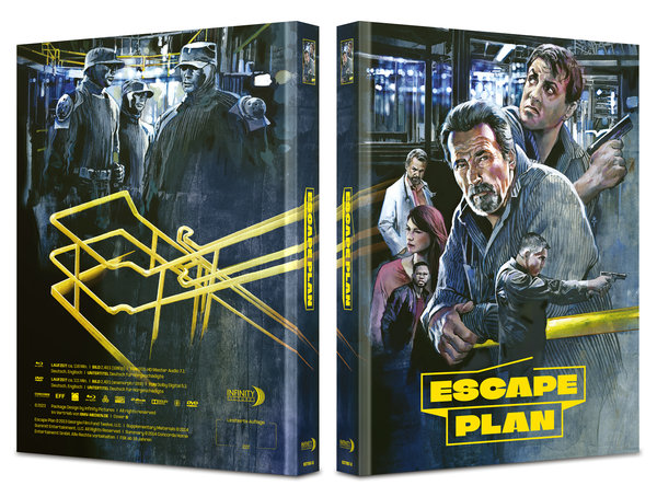 Escape Plan - Uncut Mediabook Edition  (DVD+blu-ray) (B)