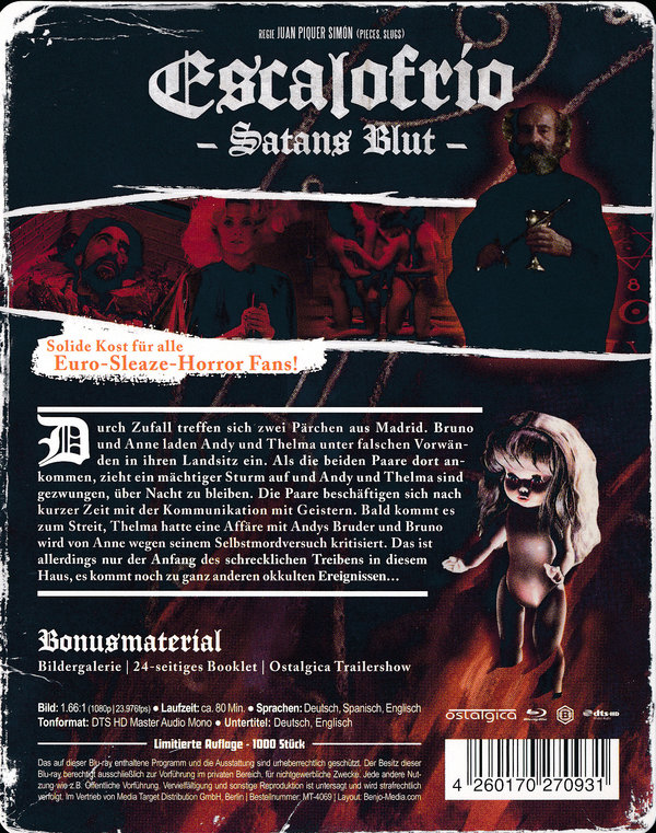 Escalofrio - Satans Blut - Limited Edition (blu-ray)