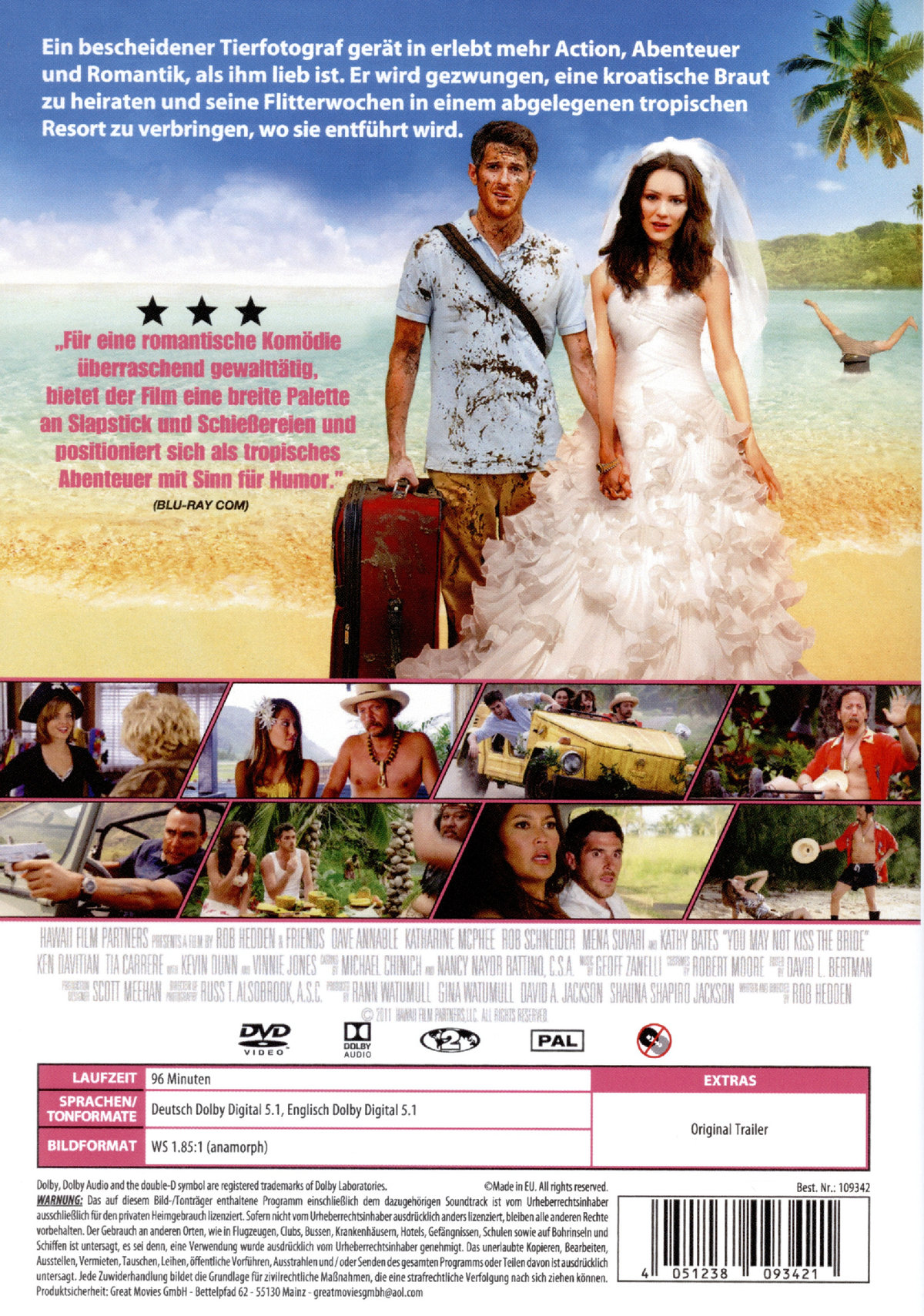 Honeymoon mit Hindernissen - Küssen verboten  (DVD)