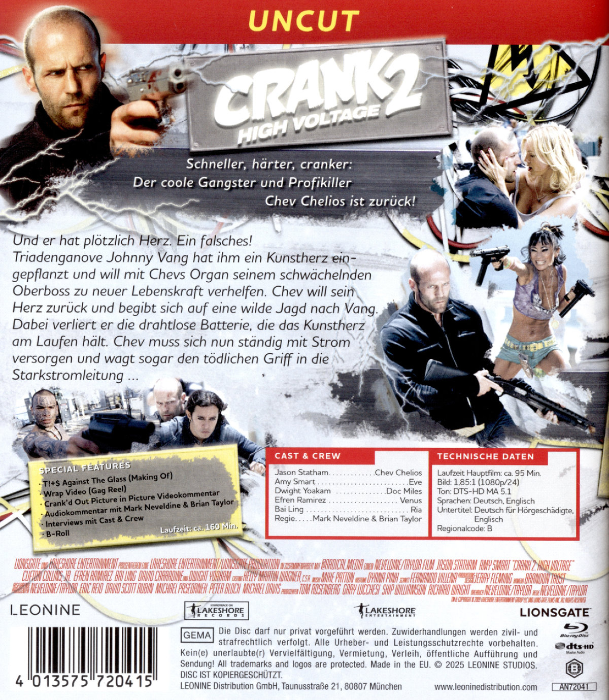 Crank 2 - High Voltage  (Blu-ray Disc)
