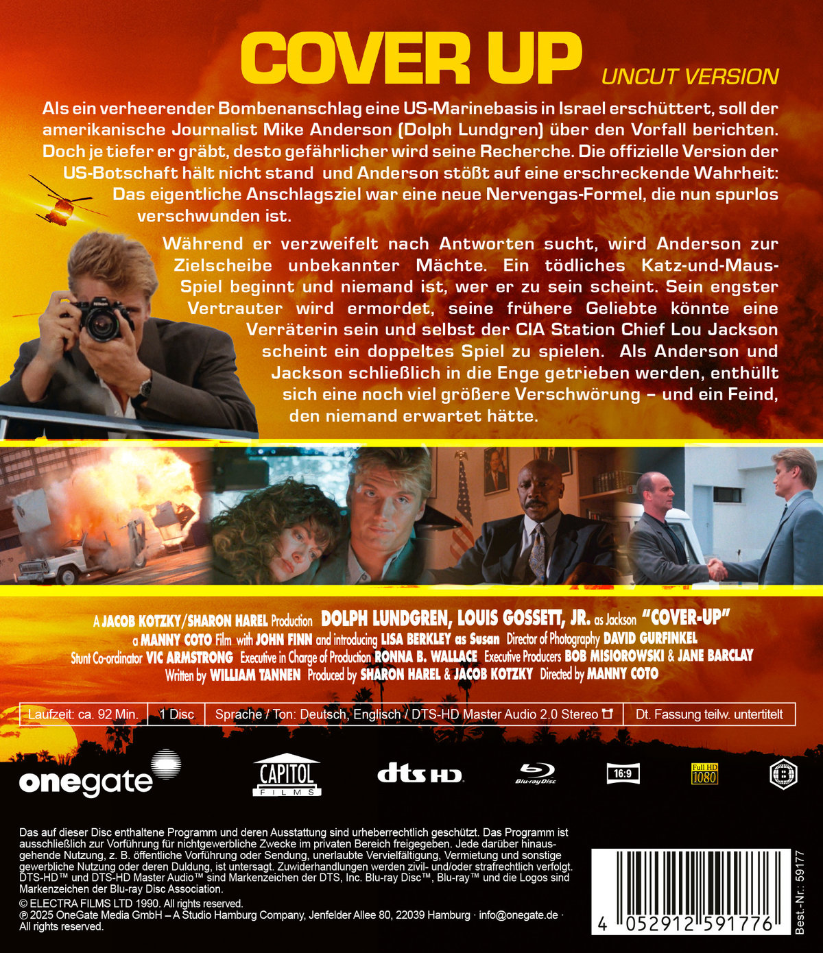 Cover Up (Uncut Version)  (Blu-ray Disc)