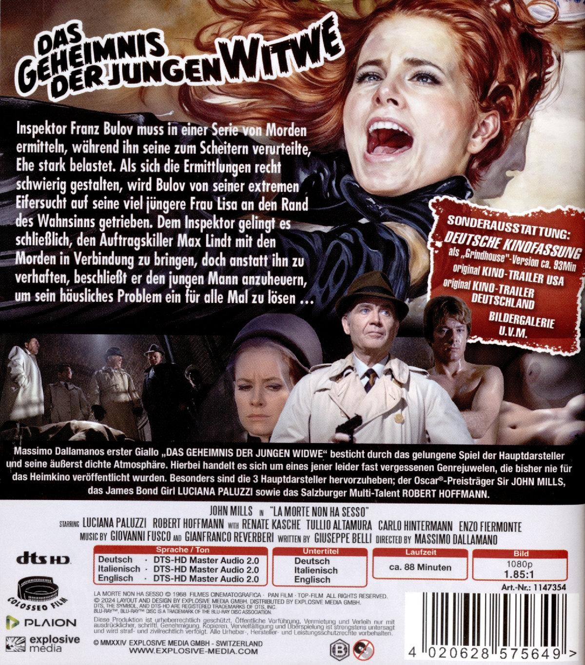 Das Geheimnis der jungen Witwe  (Blu-ray Disc)